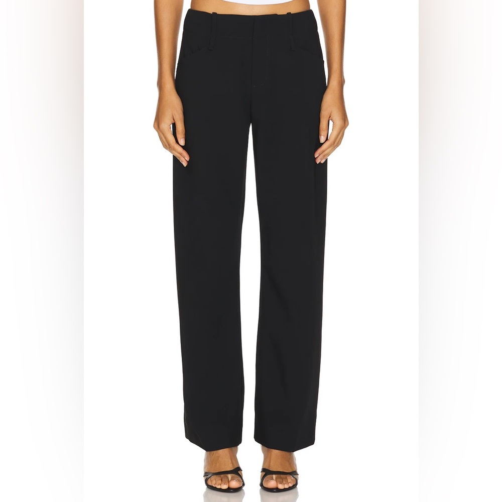 House of Harlow 1960 Linen Wide Leg Pant Trouser 0